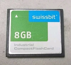 2x Swissbit 8GB industrial Compact Flash CF Memory Card. - Picture 1 of 2