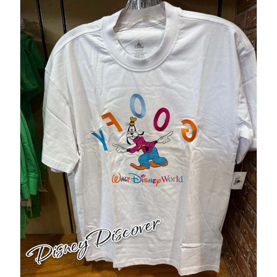 Camiseta Walt Disney World Goofy Blanca Nueva Talla XXL Foto 1 de 1