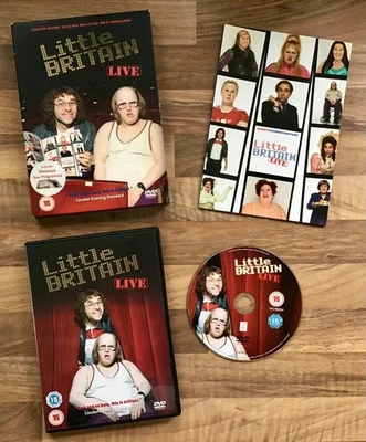 LITTLE BRITAIN LIVE - LIMITED EDITION DVD BOX SET INC MINITURE TOUR PROGRAMME - Image 1 of 4