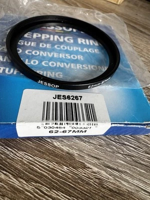 62mm-67mm Stepping Step Up Male-Female Lens Filter Ring Adapter 62mm-67mm unused - Image 1 of 2