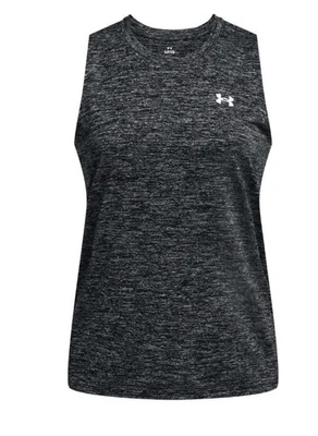Under Armour Women’s Tech Twist Tank Top 3X Loose Fit Sleeveless AVY Gray NWT - Image 1 of 4