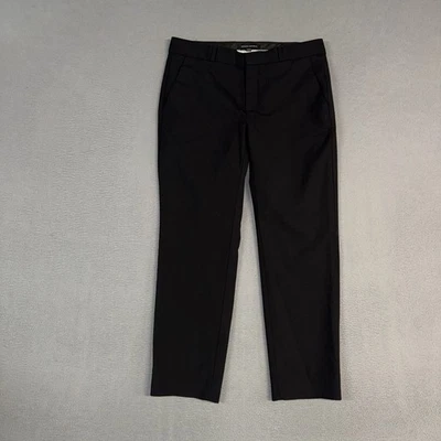 Banana Republic Dress Pants Women’s 4 Black Avery Straight Lined Wool Blend  - Image 1 of 4