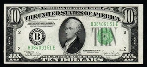 $10 1934C NEW YORK GEM UNCIRCULATED Federal Reserve Note! - Picture 1 of 2