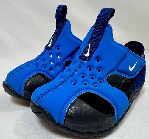 Nike Sunray Protect 2 Signal blu bianco blu vuoto nero (taglia bambino 4) bambino