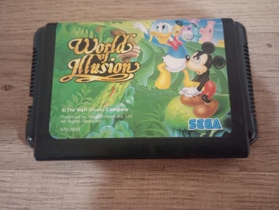 World of Illusion Starring Mickey & Donald (Sega Mega Drive) MD Japón, vendedor de Estados Unidos Foto 1 de 4