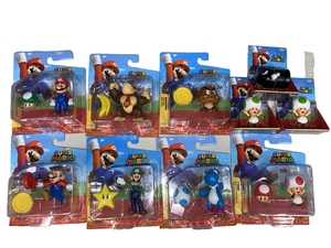 NEW Jakks Nintendo 2.5 Inch, 12 Mini-Figure LOT, Super Mario Bros Luigi DK Yoshi - Picture 1 of 7