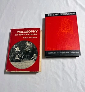 Social Science Vintage Textbook Lot (2) Philosophy And Experimental Psych BS1S1 - Bild 1 von 24