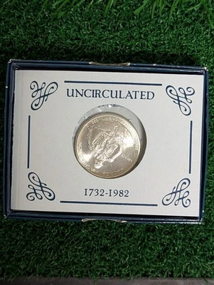 1982-D George Washington Commemorative Half Dollar UNC 90% Silver - Image 1 of 4