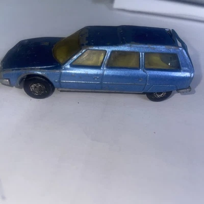 1979 Matchbox Superfast #12 Citroen CX Trunk Open Blue Diecast,Minor Issues! - Image 1 of 4