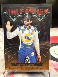 Chase Elliott Unleashed /75 Orange Ice 2025 Donruss NASCAR - Picture 1 of 3