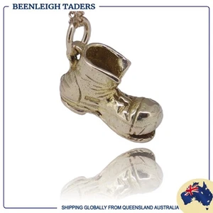 English Hallmarked Yellow Gold BOOT CHARM Guaranteed Genuine 9ct 9k Gold - Picture 1 of 10