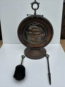 Vintage Metall Begleiter Set Kamin. - Bild 1 von 8
