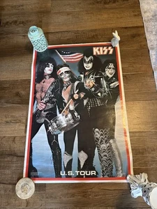Vintage KISS: US Tour (Spirit of '76) Poster - 23"x34" (Boutwell, Aucoin) - Picture 1 of 13
