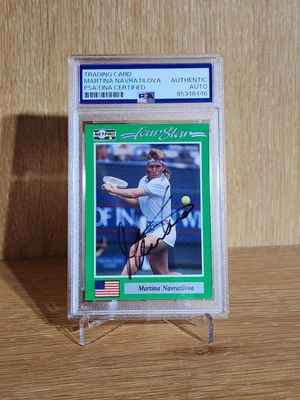 🎾1991 PSA Netpro Martina Navratilova Rookie signed autograph Tour Stars Tennis  - Image 1 of 2