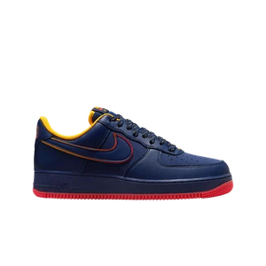 Nike Air Force 1 '07 LV8 Midnight Navy Light Crimson - Picture 1 of 1