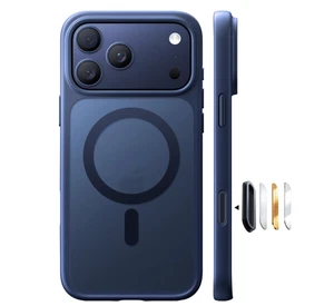 Torras Silicone Case for iPhone 17 Pro 6.3 Inch MagSafe Deep Blue - Picture 1 of 1