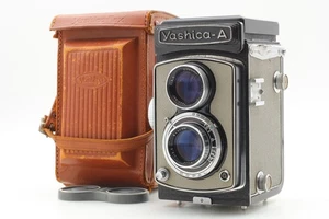 Rare! Black Frame [Near MINT] Yashica A 120 6x6 TLR Twin Lens Film Camera JAPAN - Picture 1 of 13