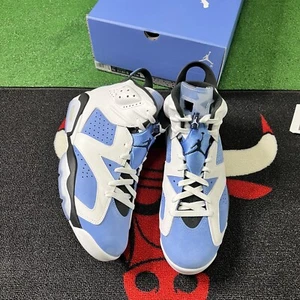 JORDAN 6 RETRO UNC UNIVERSITY BLUE/WHITE SIZE 11.5 CT8529-410 DEADSTOCK - Picture 1 of 10