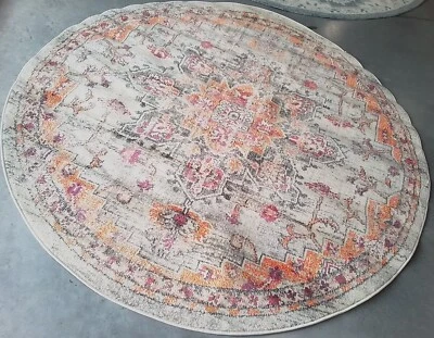 Alfombra Mancha Trasera BEIGE/NARANJA 6'-7" X 6'-7", Precio Reducido 1172765834 MAD473E-7R Foto 1 de 4