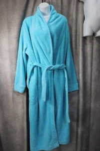 Secret Treasures Women's Sleepwear Neptune Blue LS Robe Tie Front Plus Size 2X - Picture 1 of 5