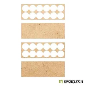 KROMLECH INFANTRY 6X2 ROUND BASE ADAPTER TRAYS - Picture 1 of 2