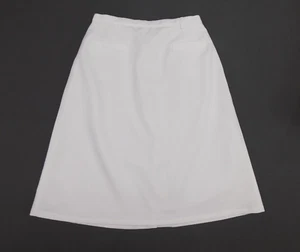 US Navy White Skirt 12 WP Women's Polyester Summer Service Dress Belted Uniform - Picture 1 of 10