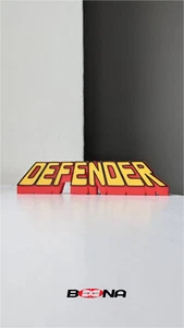  DEFENDER   logo display retro arcade Beena Studio - Picture 1 of 2
