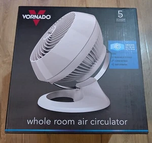 Vornado Whole Room Air Circulator Fan White 4 Speeds Quiet VORTEX Circulation - Picture 1 of 4