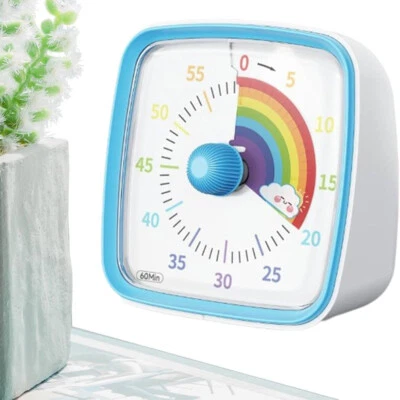 Visueller Timer mit Nachtlicht, 60 Minuten Countdown Timer, Kinder Timer Blau - Bild 1 von 4