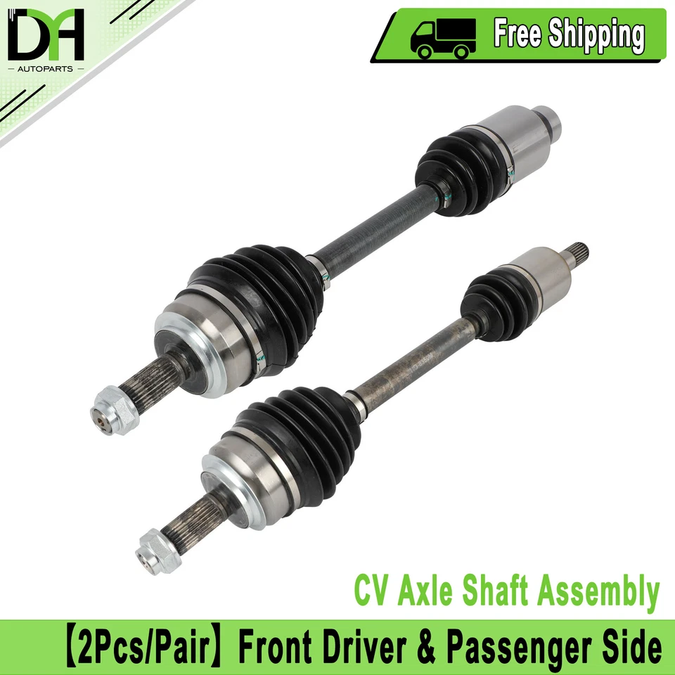 2x Front Left Right FWD CV Axle Shaft Assy For Honda Civic Sedan 2006-2010 1.3L Foto 1 de 4