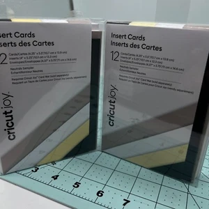 Cricut Joy Insert Cards - Neutrals Sampler 2 Boxes Of 12  Ct Each Box - Picture 1 of 7