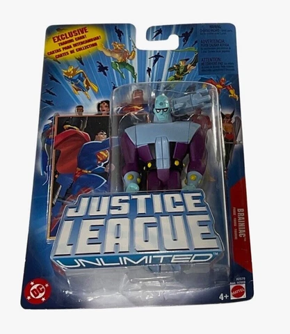 Brainiac Action Figure 4 1/2" Justice League Unlimited DC Mattel 2004 NEW Cover