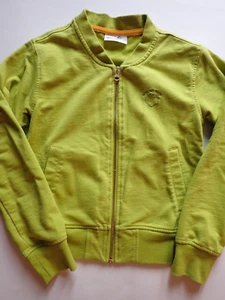 Girl Scouts Size Small 7-8 Sweatshirt Jacket Long Sleeve Green French Terry - Picture 1 of 16