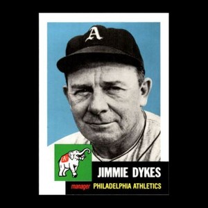 Jimmie Dykes 1991 Topps Archives 1953 Philadelphia Athletics #281 NM GM 2