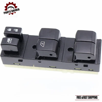 Interruptor de ventana eléctrica delantero izquierdo para Nissan Rogue 2010-2013 Rogue Select 2014-2015 Foto 1 de 4