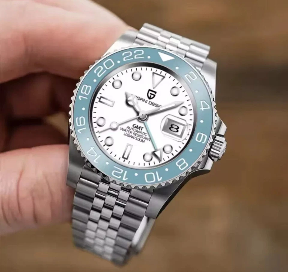 🔝 PAGANI DESIGN PD1662 GMT AUTOMATICO AZZURRO 2025ED JUBILEE ZAFFIRO OROLOGIO ⌚ - Immagine 1 di 4