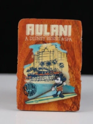 New Disney Aulani Resort Hawaii Mickey Mouse Surfboard Refrigerator Magnet - Image 1 of 4