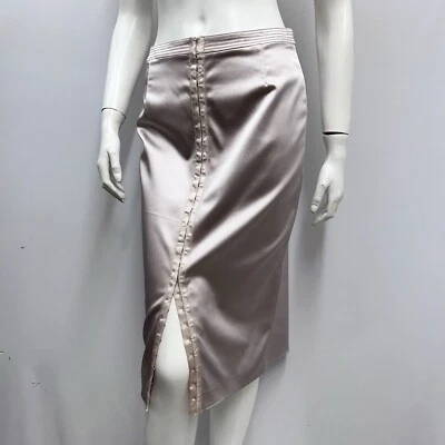 St. John Skirt NWT Blush Champagne Tone 26 Front Hook and Eyes SEXY NWT Size 6 - Image 1 of 4