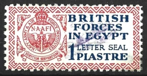 EGITTO / FORZE BRITANNICHE 1933 1p LETTERA SIGILLO USATO - Foto 1 di 1