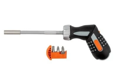 Bahco 808050P Ratcheting Bit Holder Screwdriver - Pistol Grip Handle - Image 1 of 4