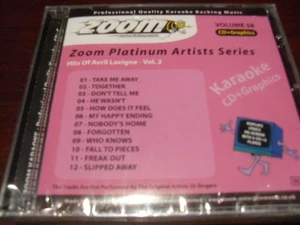 ZOOM PLATIN KARAOKE DISC CDZMP058 HITS OF APRIL LAVIGNE VOL 2 CD + G - Bild 1 von 1
