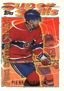 1993-94 Topps Super Skills insert #9 Pierre Turgeon Montreal Canadiens