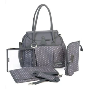 Slightly Faded Babymoov Style baby changing bag in Zinc with changing mat - Picture 1 of 6