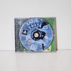 Crash Bandicoot 2 PS1 Black Label (Sony PlayStation 1, 1997) Untested Shows Wear - Picture 1 of 4