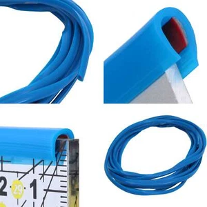 Zierleiste Acryl Klebeband Keder Leiste U Profil 5 m Blau Kantenschutz - Bild 1 von 7