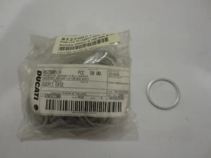Ducati Monster 1100 1000 900 MTS1100 ST4 999 1000SS 900SS Oil Filter Plug Washer - Foto 1 di 2