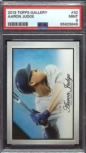 2019 TOPPS GALLERY AARON JUDGE #32 MINT 9 - Picture 1 of 2
