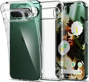 Étui Pour Google Pixel 9 Pro XL / 8A 7A Transparent Silicone Chocs Gel Téléphone - Photo 1 sur 60