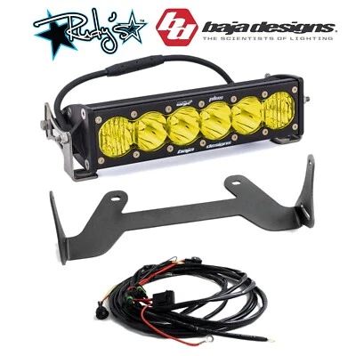 Barra de luz de montaje de choque/conducción ámbar Baja Designs OnX6 17-24 Maverick X3 Foto 1 de 4