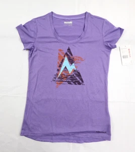 Marmot Women's Size Small (S) Paisley Purple Post Time Tee T-Shirt - Picture 1 of 13